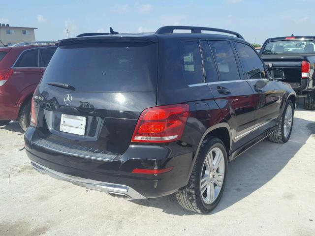 WDCGG8JB1DG116842 - 2013 MERCEDES-BENZ GLK 350 4M BLACK photo 4