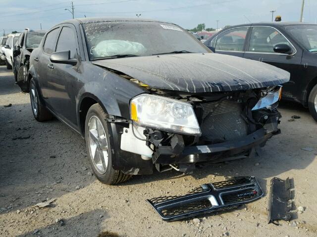 1C3CDZAB5DN730943 - 2013 DODGE AVENGER SE BLACK photo 1