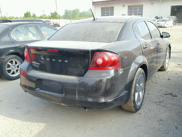 1C3CDZAB5DN730943 - 2013 DODGE AVENGER SE BLACK photo 4