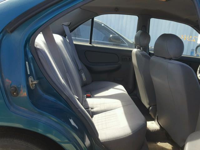 3N1AB41D2VL016866 - 1997 NISSAN SENTRA XE TEAL photo 6