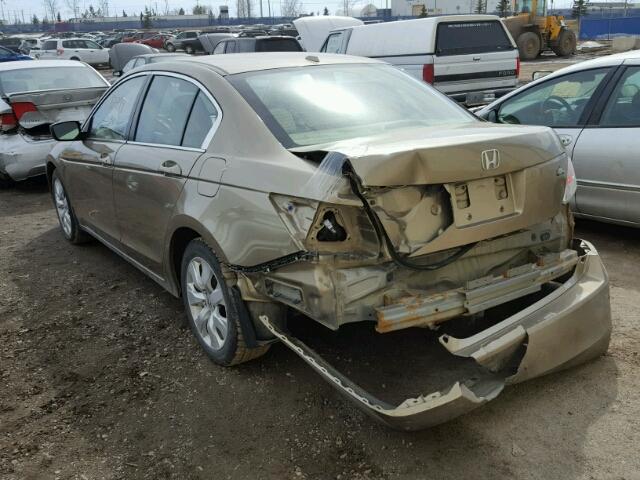 1HGCP26839A807316 - 2009 HONDA ACCORD EXL GOLD photo 3