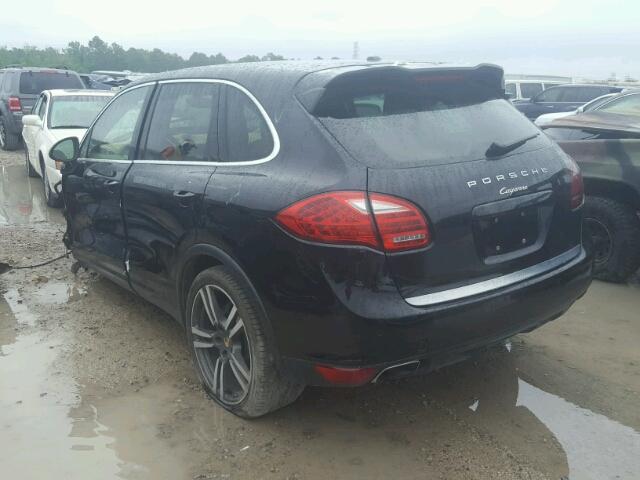 WP1AA2A22CLA07420 - 2012 PORSCHE CAYENNE BLACK photo 3