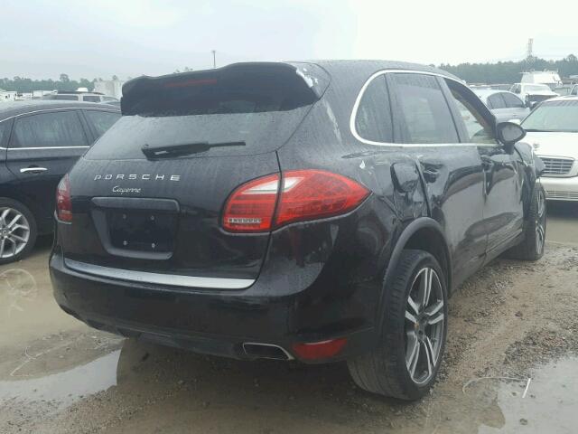 WP1AA2A22CLA07420 - 2012 PORSCHE CAYENNE BLACK photo 4