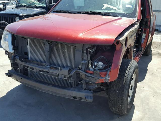 1N6BD0CTXDN749414 - 2013 NISSAN FRONTIER S RED photo 9