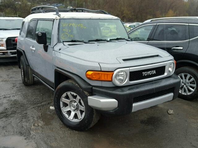 JTEBU4BF6EK190934 - 2014 TOYOTA FJ CRUISER GRAY photo 1