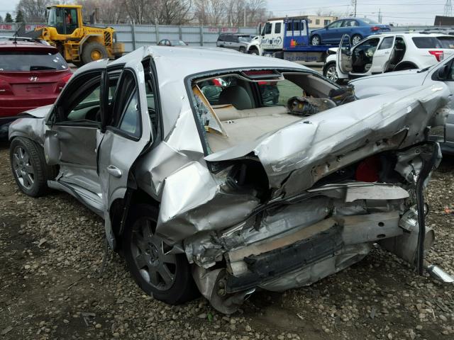 1LNHM87A44Y634516 - 2004 LINCOLN LS SILVER photo 3