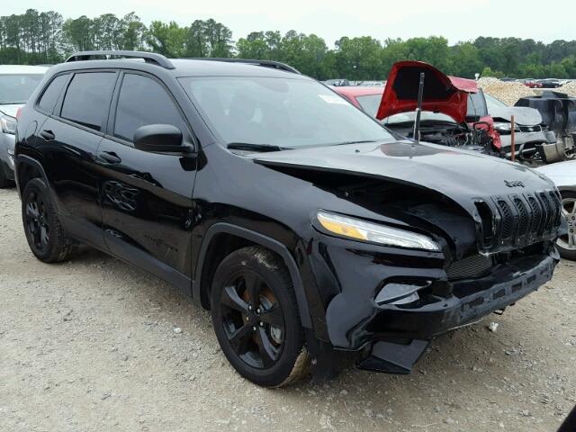 1C4PJLAB9HW585585 - 2017 JEEP CHEROKEE S BLACK photo 1