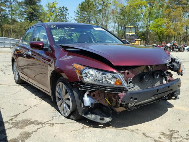 1HGCP3F81BA024622 - 2011 HONDA ACCORD EXL BURGUNDY photo 1