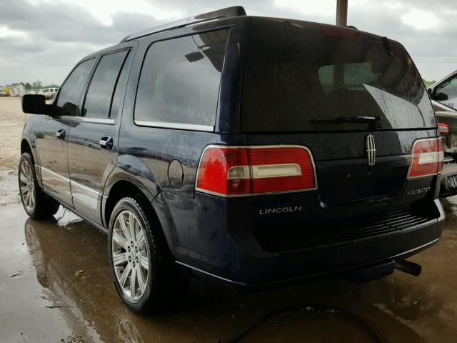 5LMFU27568LJ13627 - 2008 LINCOLN NAVIGATOR BLUE photo 3