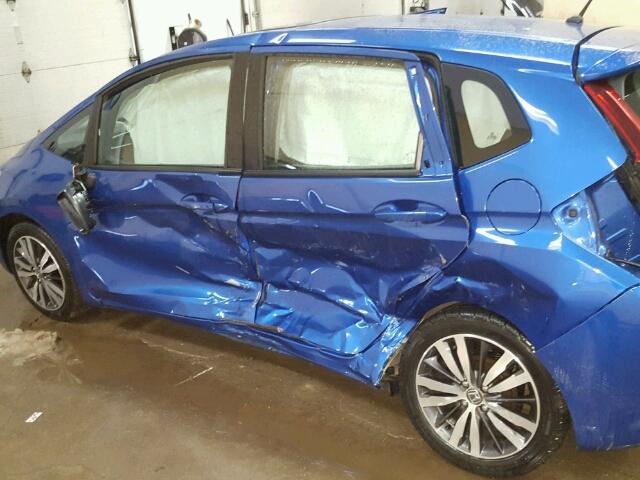 3HGGK5H86FM724976 - 2015 HONDA FIT EX BLUE photo 10