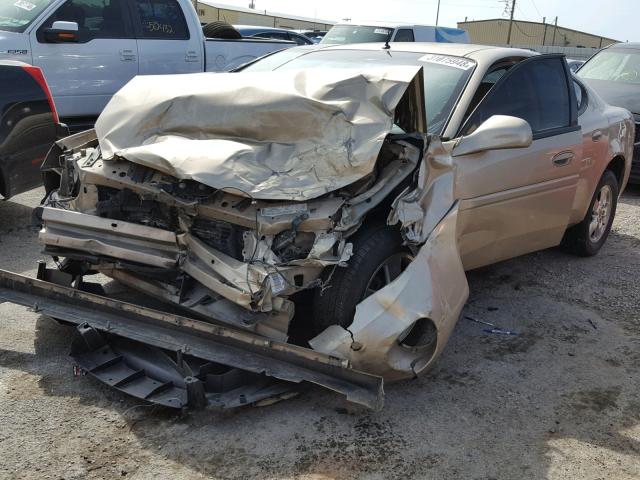 2G2WP522551349043 - 2005 PONTIAC GRAND PRIX TAN photo 2