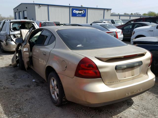 2G2WP522551349043 - 2005 PONTIAC GRAND PRIX TAN photo 3
