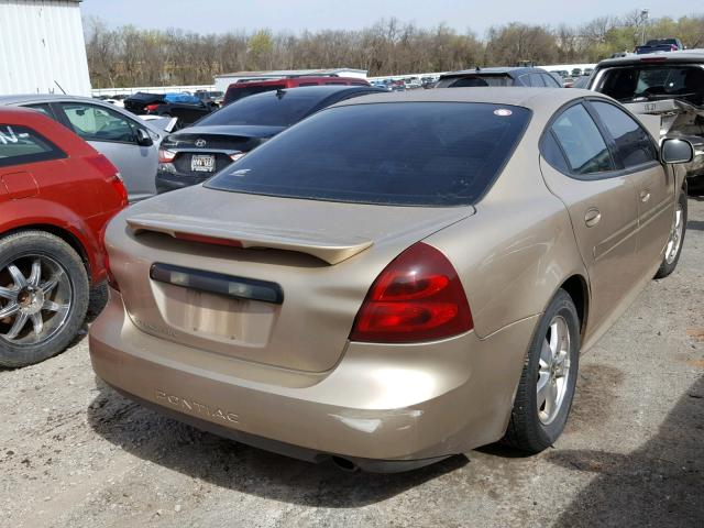 2G2WP522551349043 - 2005 PONTIAC GRAND PRIX TAN photo 4