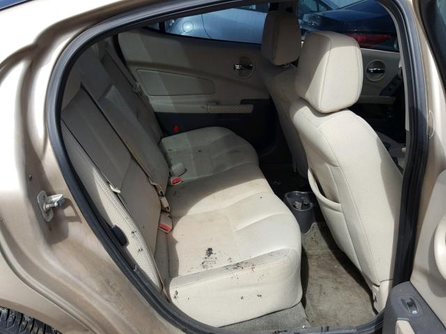 2G2WP522551349043 - 2005 PONTIAC GRAND PRIX TAN photo 6