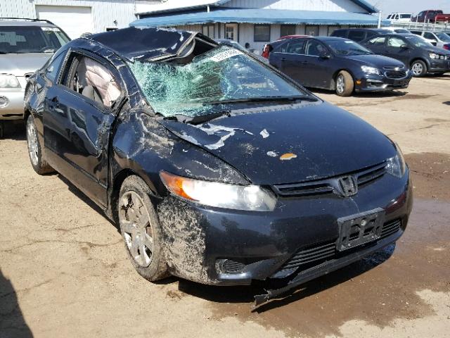 2HGFG11688H519692 - 2008 HONDA CIVIC LX BLACK photo 1