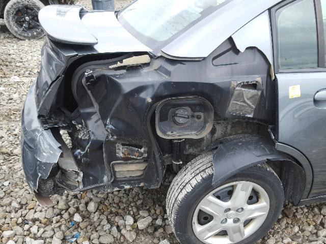 1G8AJ55F47Z169854 - 2007 SATURN ION LEVEL GRAY photo 9