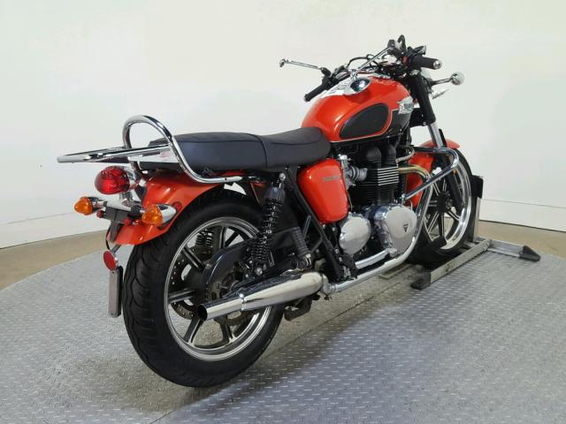 SMT900K16CT524545 - 2012 TRIUMPH MOTORCYCLE BONNEVILLE ORANGE photo 8