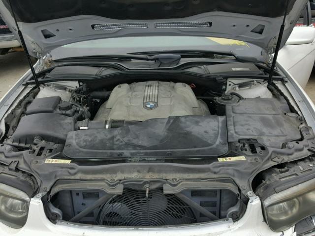 WBAGN634X3DR09584 - 2003 BMW 745 LI WHITE photo 7