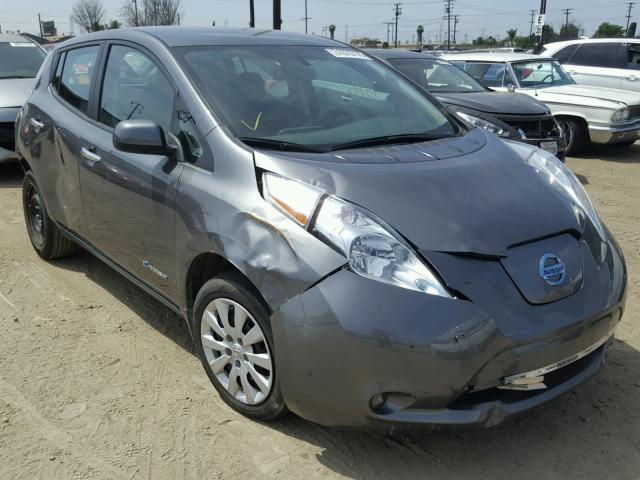 1N4BZ0CP4GC315051 - 2016 NISSAN LEAF SV GRAY photo 1