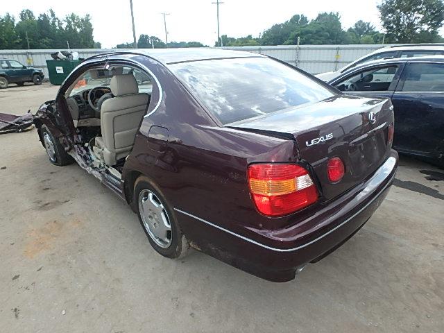 JT8BD68S1Y0113570 - 2000 LEXUS GS 300 BURGUNDY photo 3