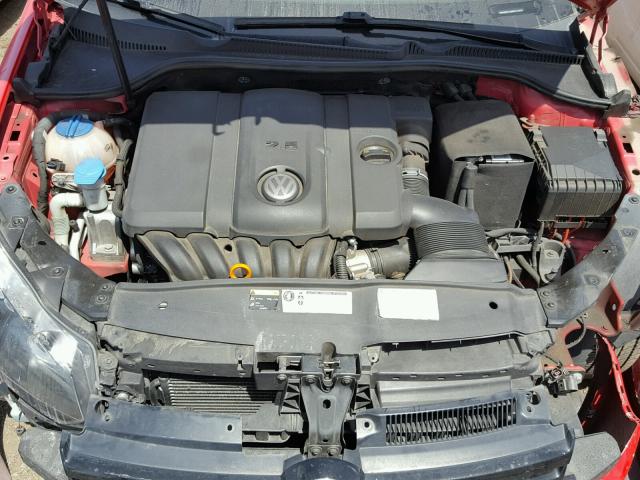 WVWDB7AJ8DW131823 - 2013 VOLKSWAGEN GOLF 红色 照片 7