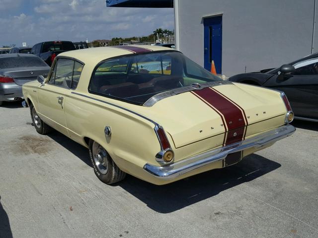 8958119651 - 1965 PLYMOUTH BARRACUDA YELLOW photo 3