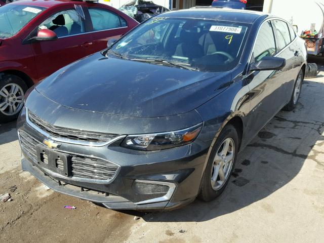 1G1ZB5ST4HF253930 - 2017 CHEVROLET MALIBU LS GRAY photo 2
