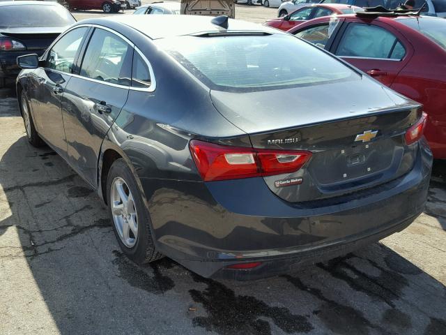1G1ZB5ST4HF253930 - 2017 CHEVROLET MALIBU LS GRAY photo 3