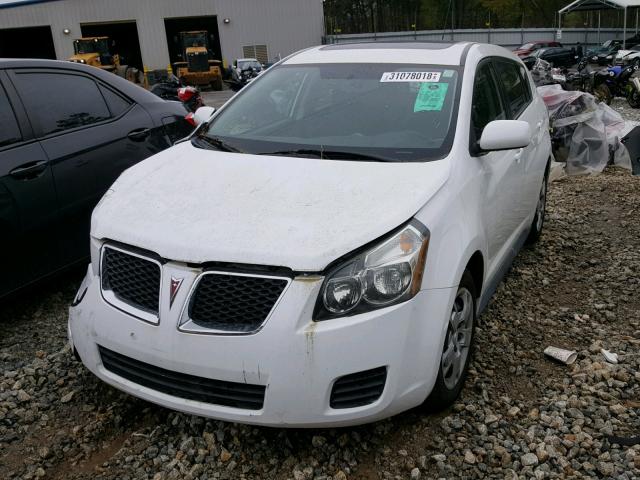 5Y2SP67099Z469576 - 2009 PONTIAC VIBE WHITE photo 2