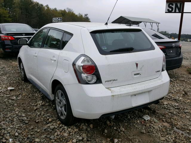 5Y2SP67099Z469576 - 2009 PONTIAC VIBE WHITE photo 3