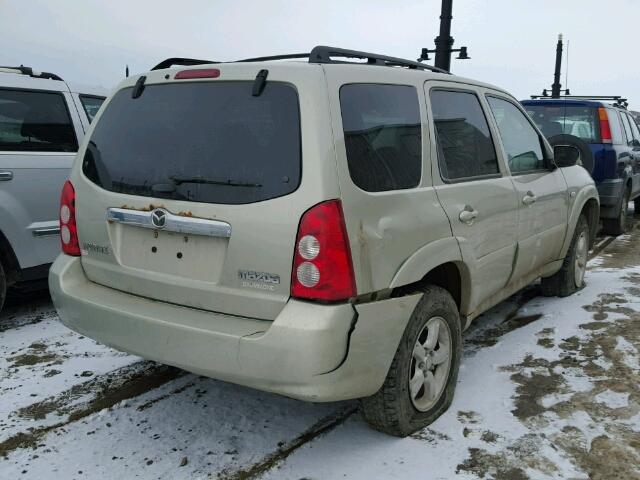 4F2YZ02Z36KM12897 - 2006 MAZDA TRIBUTE I GOLD photo 4