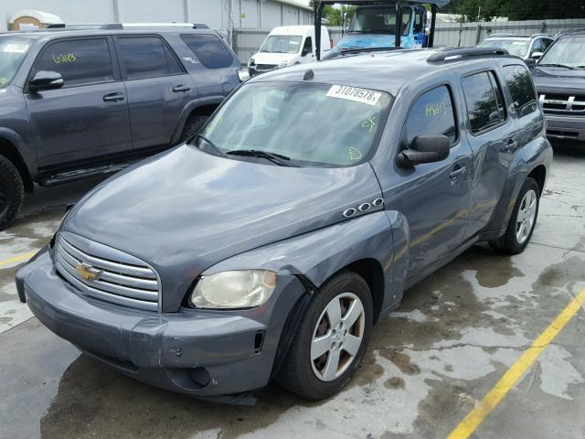 3GNDA13D78S652760 - 2008 CHEVROLET HHR LS GRAY photo 2
