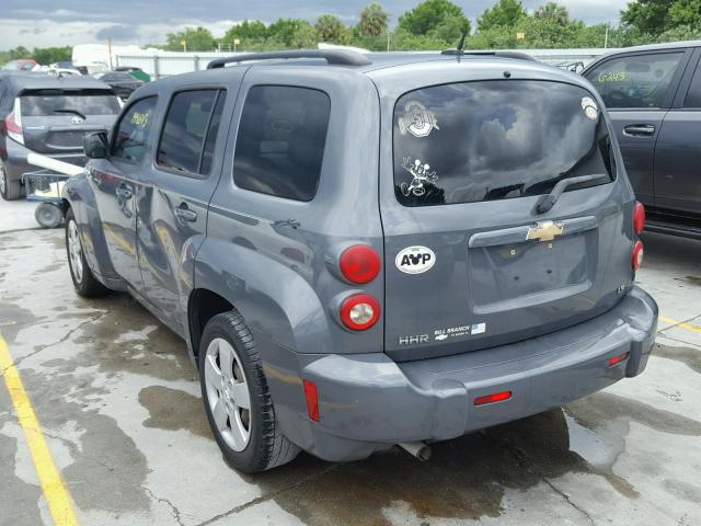 3GNDA13D78S652760 - 2008 CHEVROLET HHR LS GRAY photo 3