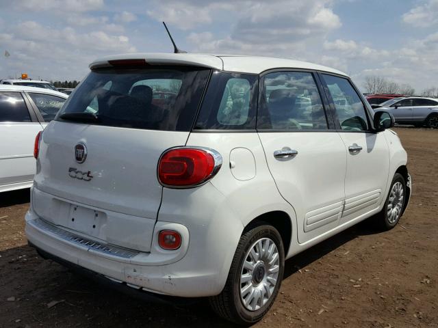 ZFBCFAAH3EZ015183 - 2014 FIAT 500L POP WHITE photo 4