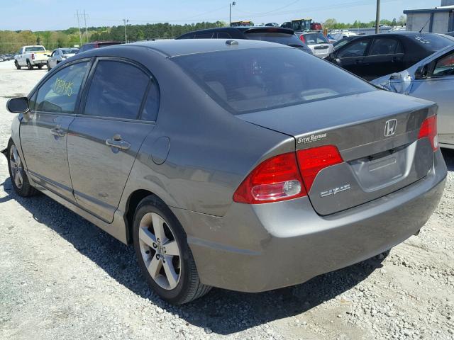 2HGFA16948H349643 - 2008 HONDA CIVIC EXL ნაცრისფერი ფოტო 3