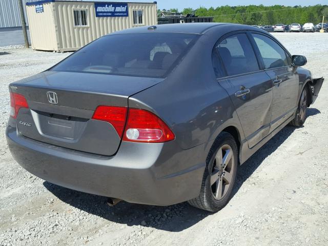 2HGFA16948H349643 - 2008 HONDA CIVIC EXL ნაცრისფერი ფოტო 4