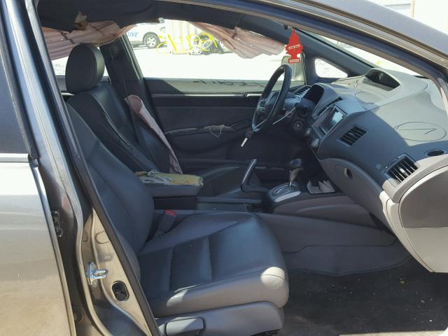 2HGFA16948H349643 - 2008 HONDA CIVIC EXL ნაცრისფერი ფოტო 5