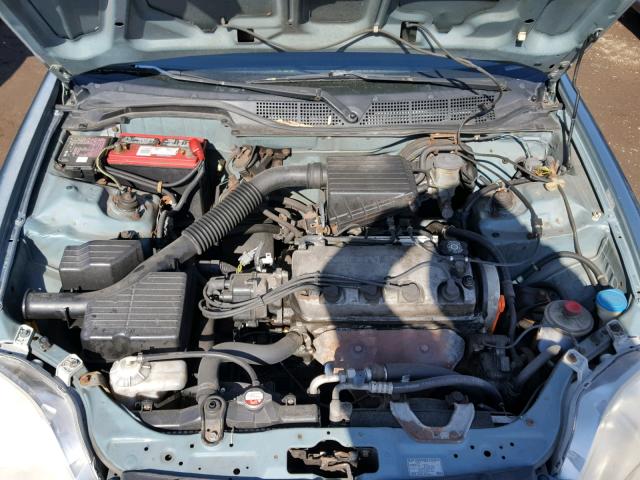 2HGEJ6611YH552508 - 2000 HONDA CIVIC BASE BLUE photo 7