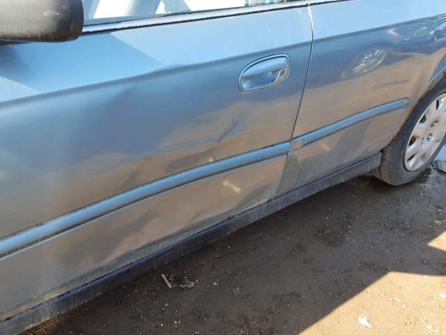 2HGEJ6611YH552508 - 2000 HONDA CIVIC BASE BLUE photo 9