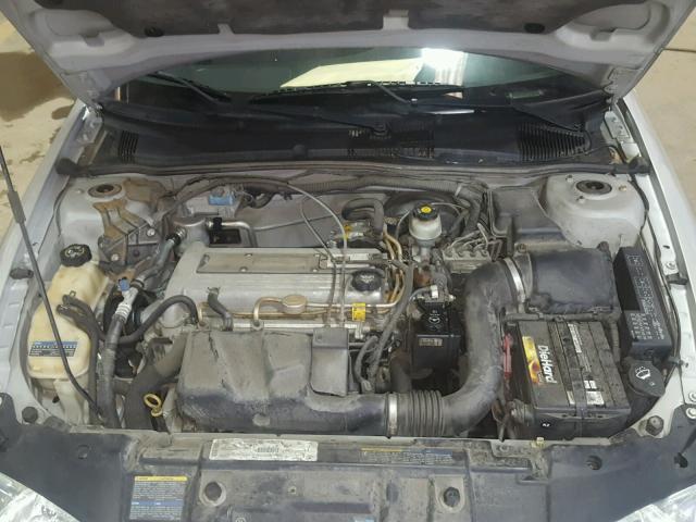 1G1JH12F627427142 - 2002 CHEVROLET CAVALIER L SILVER photo 7