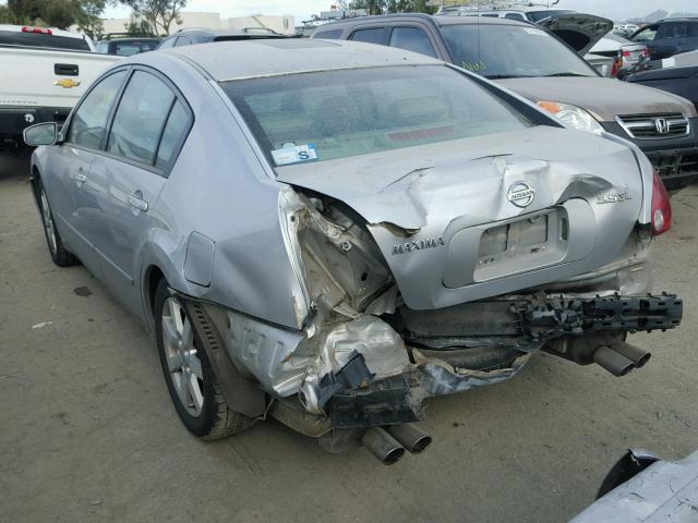 1N4BA41E84C834793 - 2004 NISSAN MAXIMA SE SILVER photo 3