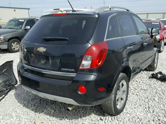 3GNAL3EK4ES514626 - 2014 CHEVROLET CAPTIVA LT BLACK photo 4