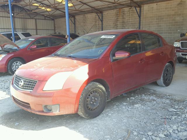 3N1AB61E37L712305 - 2007 NISSAN SENTRA 2.0 BURGUNDY photo 2