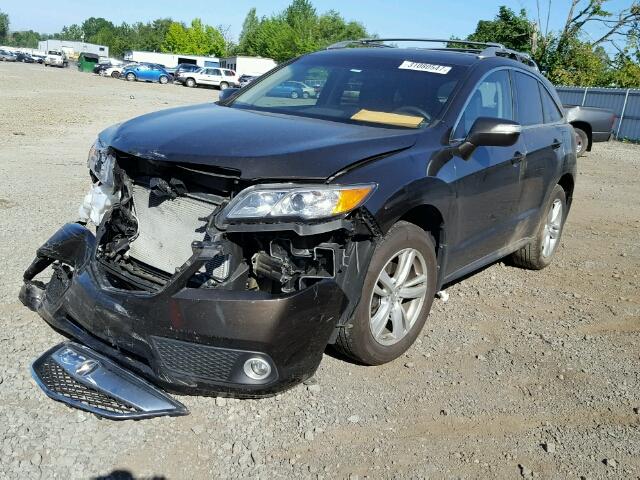 5J8TB4H54FL804230 - 2015 ACURA RDX TECHNO BROWN photo 2