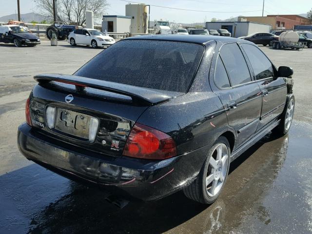 3N1AB51A36L619094 - 2006 NISSAN SENTRA SE- BLACK photo 4