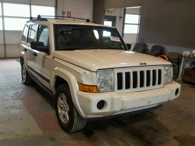 1J8HH48K56C294178 - 2006 JEEP COMMANDER WHITE photo 1