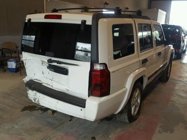 1J8HH48K56C294178 - 2006 JEEP COMMANDER WHITE photo 4