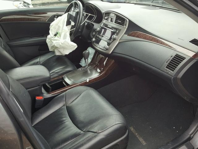 4T1BK3DB9CU445586 - 2012 TOYOTA AVALON BAS CHARCOAL photo 5