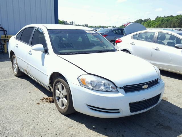 2G1WT58N189113626 - 2008 CHEVROLET IMPALA LT WHITE photo 1