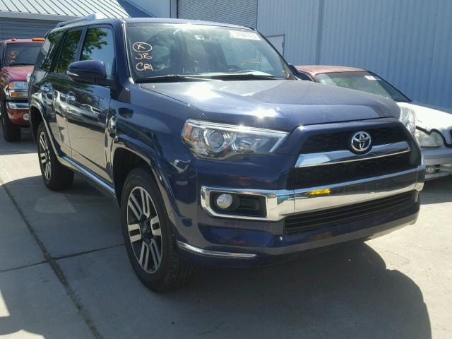 JTEBU5JR9G5398020 - 2016 TOYOTA 4RUNNER SR BLUE photo 1